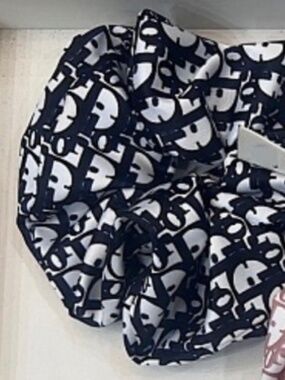 Luxury Printed CD Scrunchie NEW